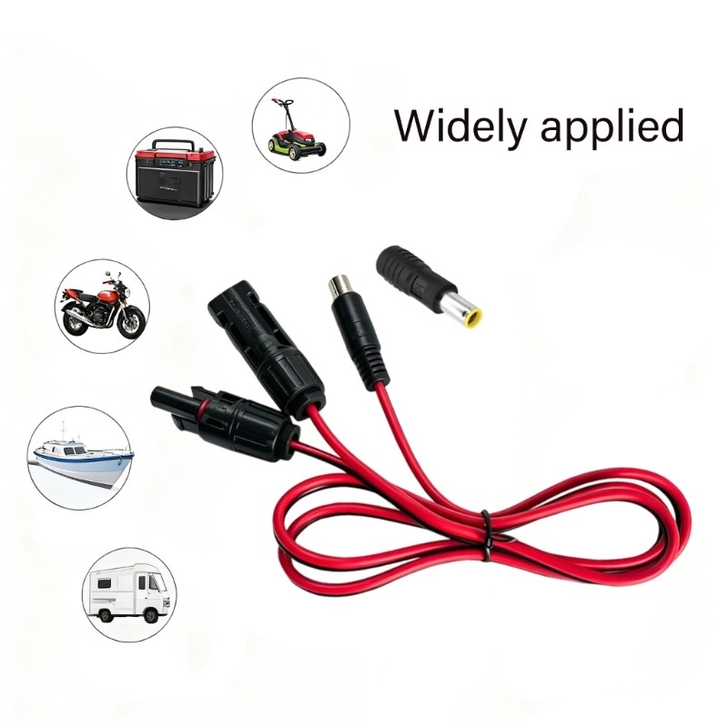Dây sạc năng lượng mặt trời đầu vào Moon 14AWG DC8020 với dây đôi 14AWG