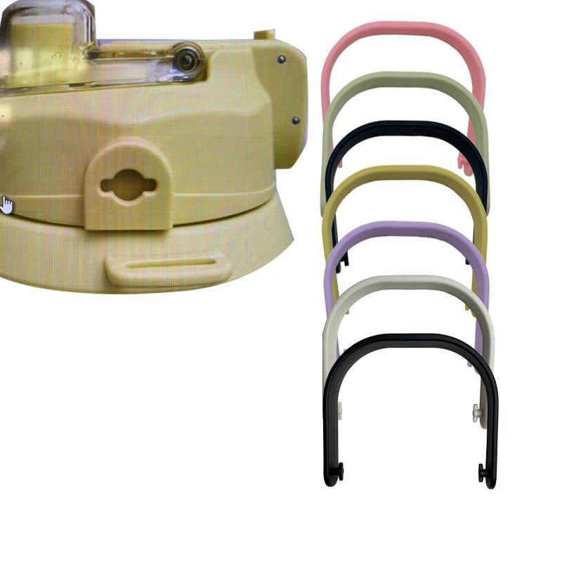 New double-handle large-capacity water bottle with lid, large-capacity water cup with handle accesso