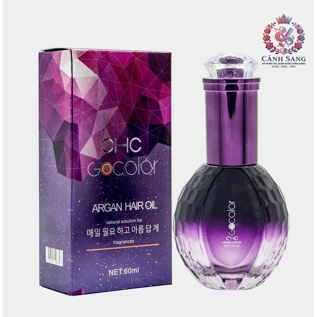 Tinh dầu dưỡng tóc CHC GOCOLOR Argan Hair Oil 60ml ( Korea ) .CS