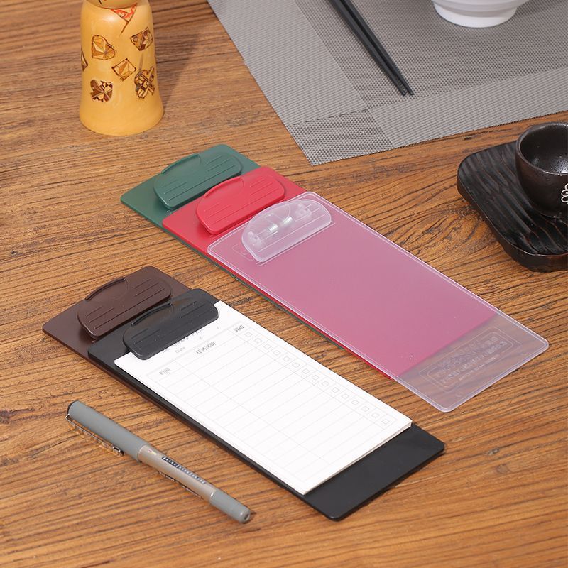Menu Clip Menu Clip Menu Menu Clip Tấm Viết Nhựa Bill Clip Hội Nghị Đơn Giản Kẹp Rượu Bill Nẹp Màu T