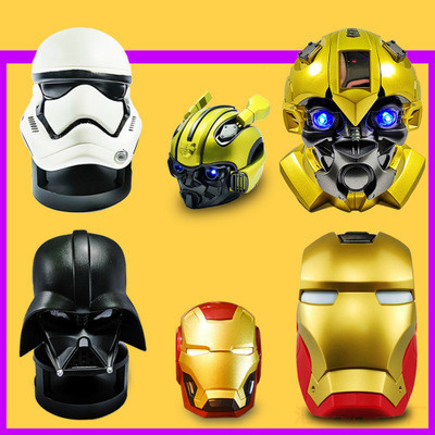 Iron Man Transformers Bumblebee Phim hoạt hình Loa Bluetooth Quà tặng Hình sáng tạo Optimus Prime Đà