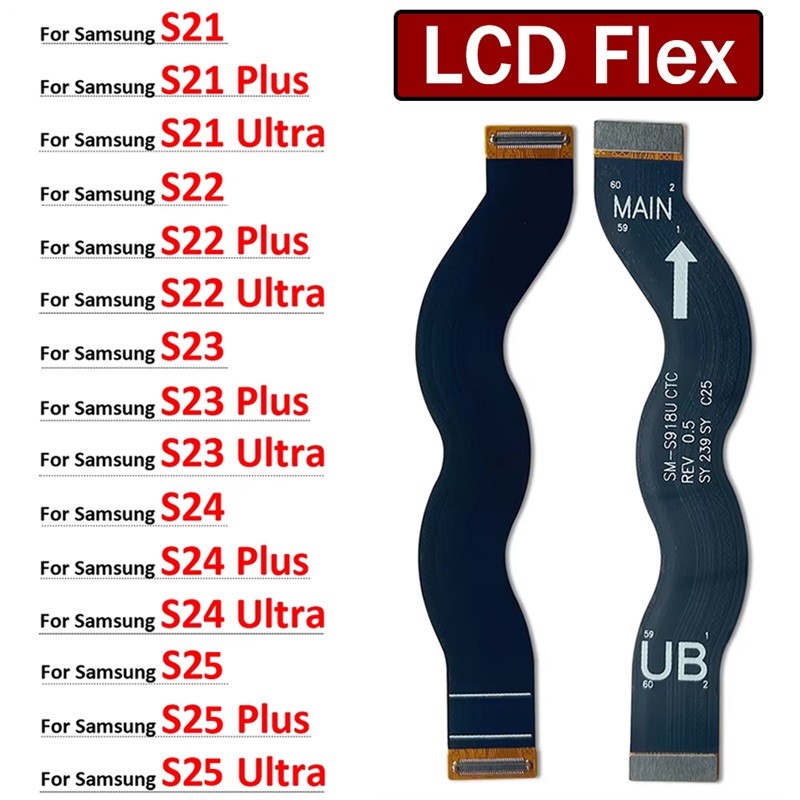 Mới Màn Hình LCD Kết Nối Cáp Cho Samsung S21 S22 S23 S24 S25 Plus Ultra Fe Màn Hình Linh Kiện Thay T