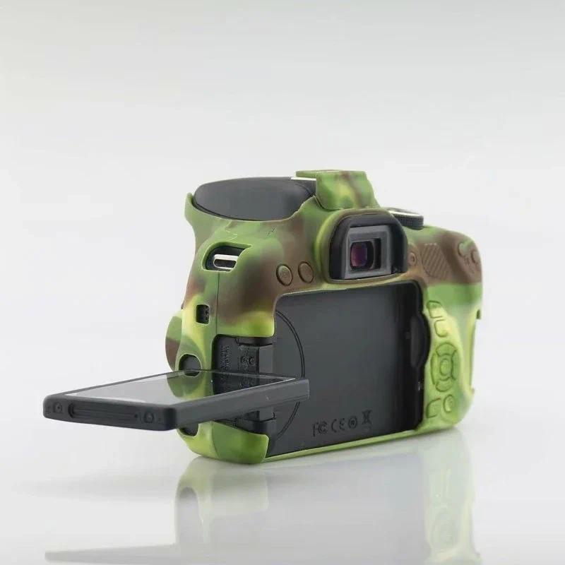 Vỏ Máy Ảnh Cho Canon EOS 750D Camera Silicon Tay 750D SLR Mềm Chụp Ảnh Túi Body Case
