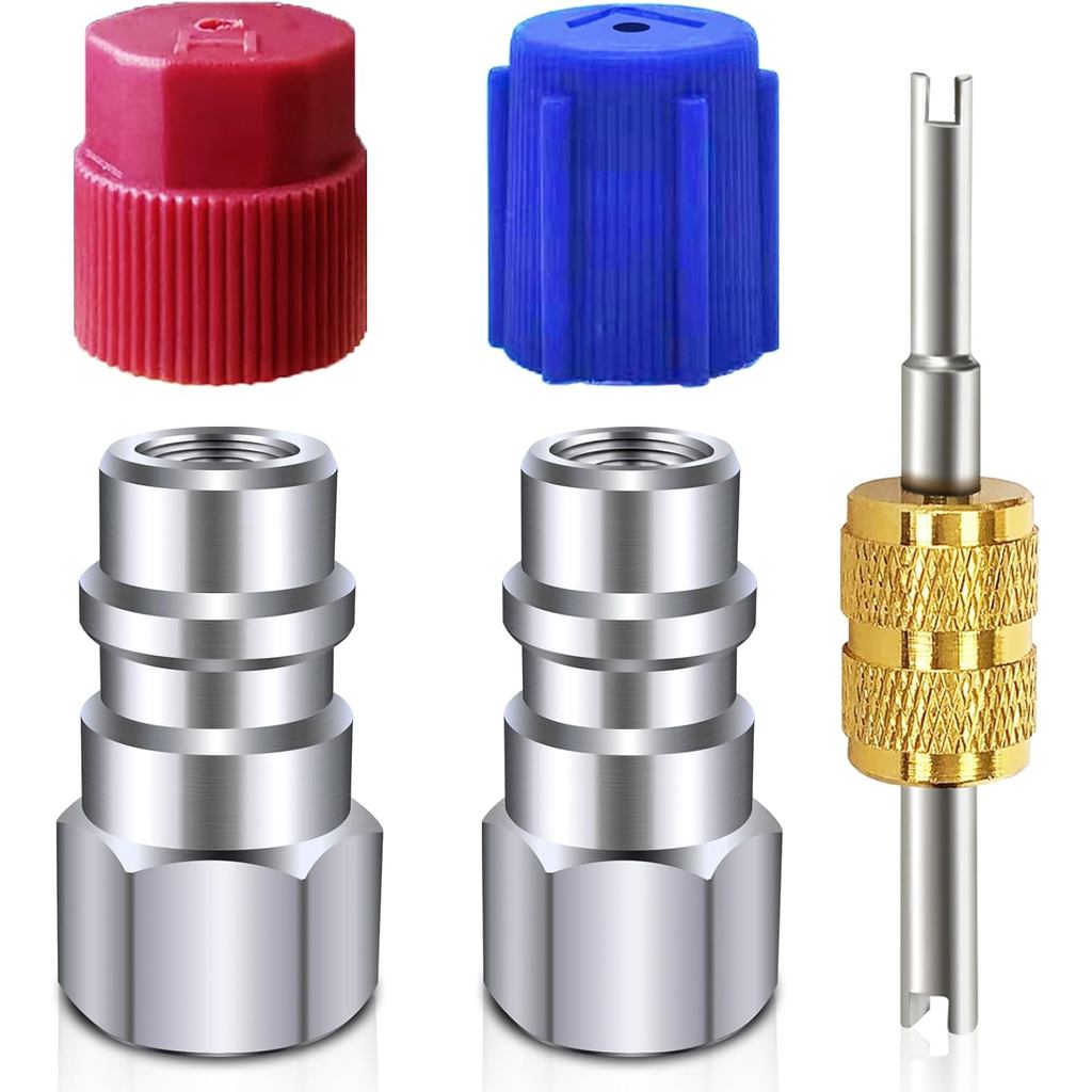 Bộ chuyển đổi R12 sang R134a, Bộ chuyển đổi 1 cặp R12 sang R134a, Bộ chuyển đổi lắp trang bị lại AC 