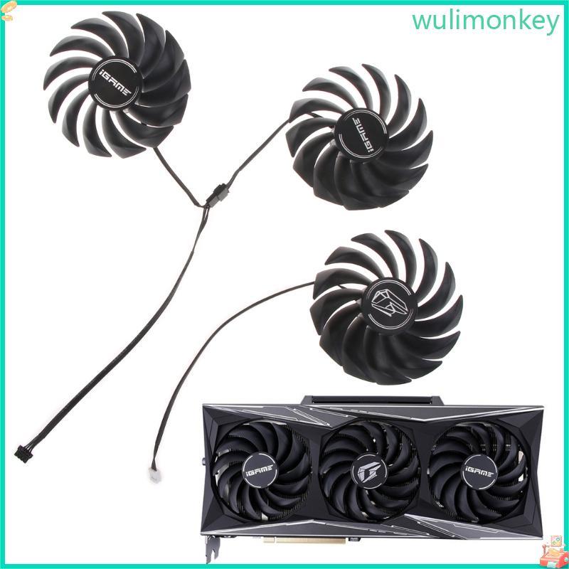 Quạt Card Đồ Họa WU 4Pin Cho Nhiều Màu Sắc RTX3090Ti Vulcan 3080Ti 3070Ti 3060ti 88mm