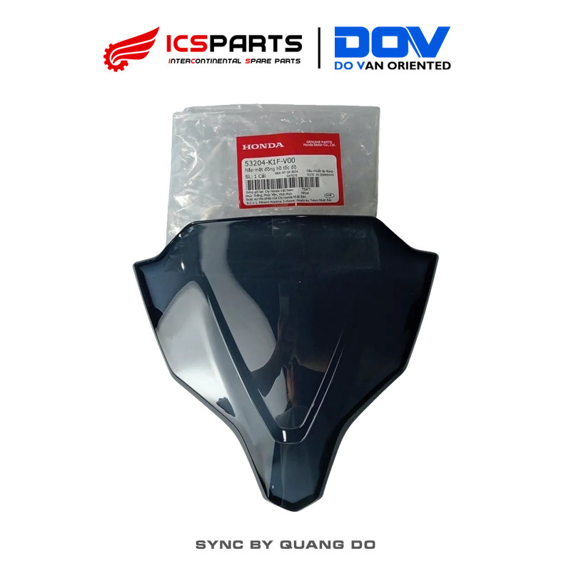 Kính Chắn Gió (Nắp Trên Tay Lái) HONDA Air Blade 125 2019-2020 Màu Đen (53204K1FV00)