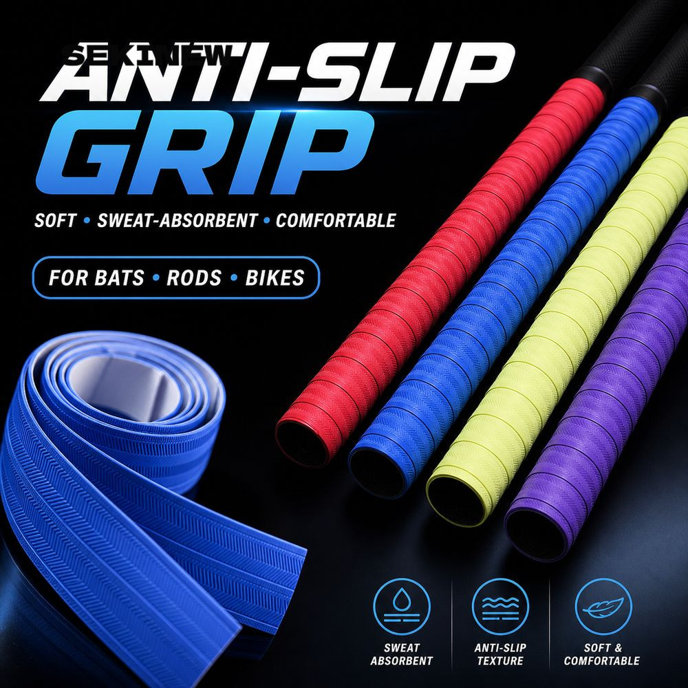 SEKINEW Fishing Rod Grip Tape, PU thấm mồ hôi Vợt Grip Tape, Bền thoáng khí Chống trượt qua Grip Tap