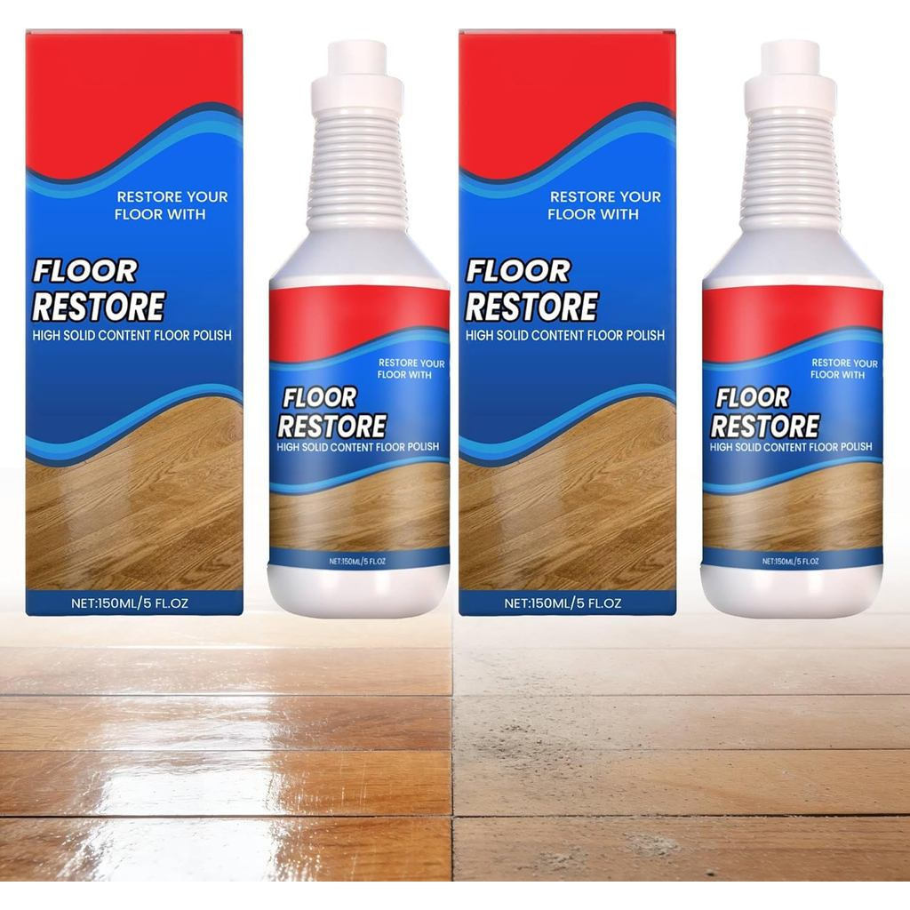 FloorRestoreforWoodFloors-FloorCleanRestorer & PolishforTile, ShineWood, Laminate, Vinyl, Tre-Quick-