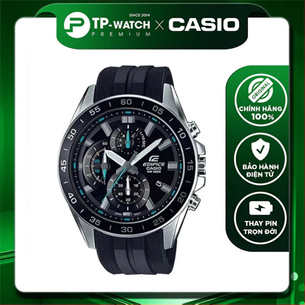Đồng Hồ Nam Dây Nhựa Casio Edifice EFV-550P-1AVUDF Chính Hãng - EFV-550P-1A