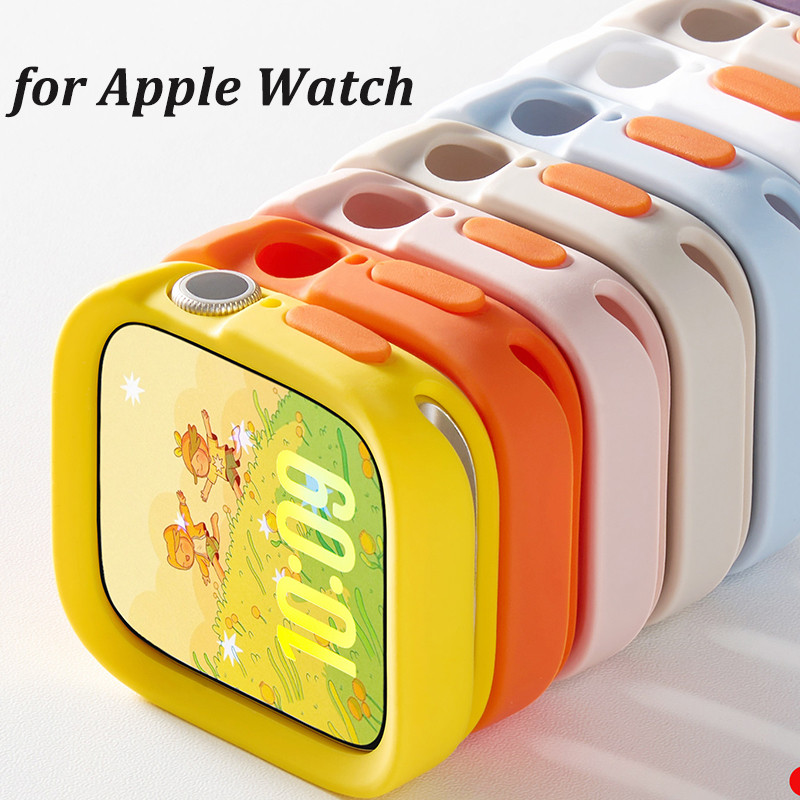 Ốp Lưng TPU Rỗng Bảo Vệ Màn Hình Cho Apple Watch Ultra / SE 3 2 Series 11 10 9 8 7 6 IWatch 49 46 45