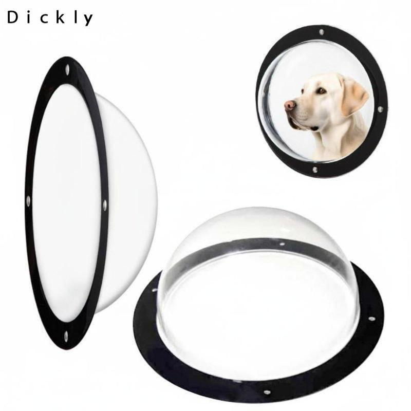 Dickly Transparent Pet Window Cover Clear View Pet Window Dome Tiết kiệm không gian chắc chắn cho ch