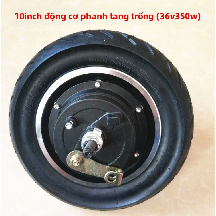 Động cơ bánh sau xe điện 10 inch 36V/48V 350W-500W không chổi than mạnh mẽ