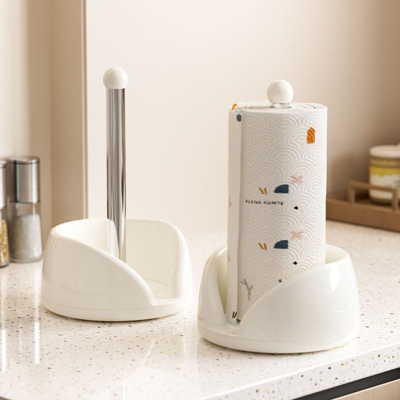 New Vertical Stainless Steel Simple Storage Rack for Kitchen Plastic Wrap and Paper Towels12y Toilet