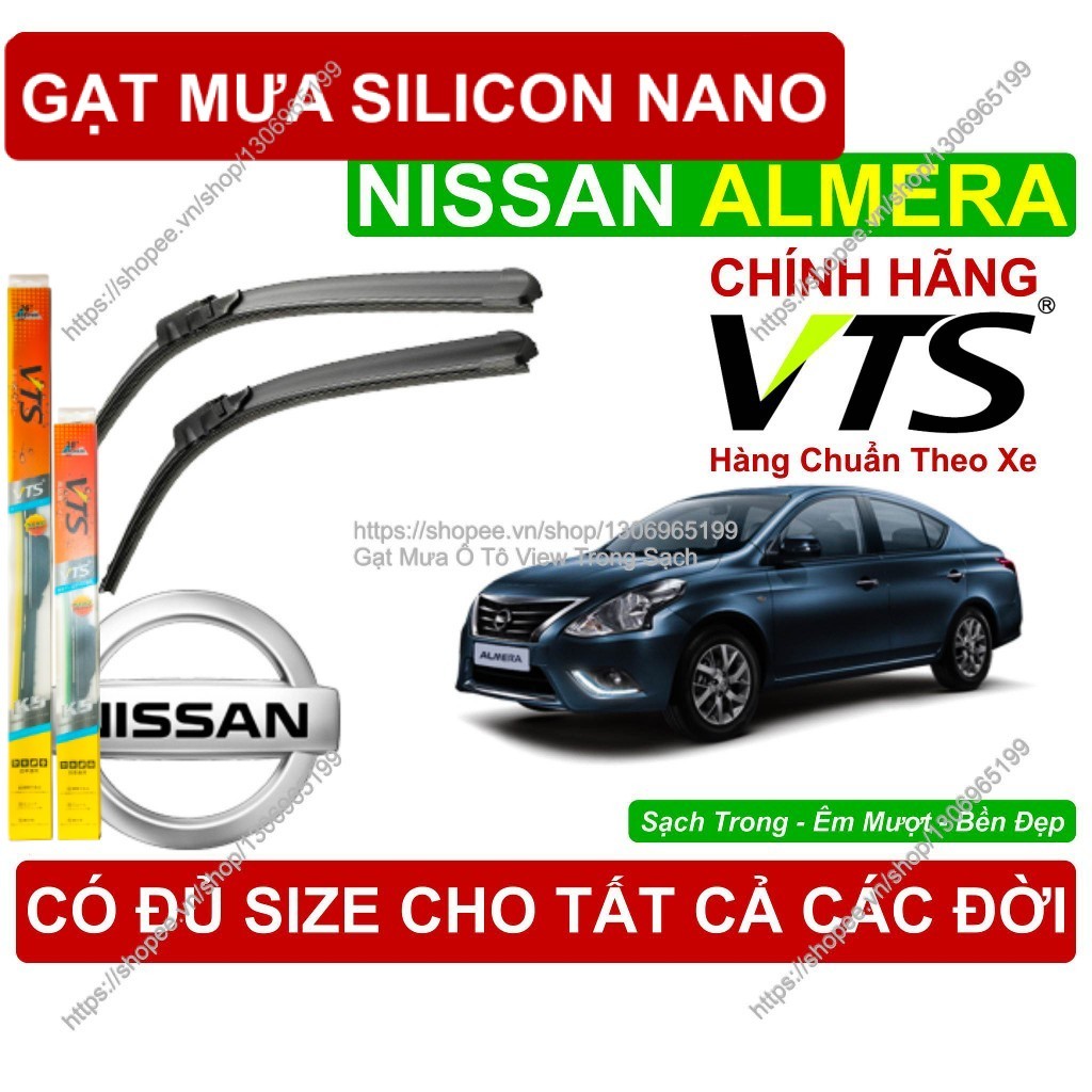 K5, Gạt Mưa Kính Lái Nissan Almera, Cặp Gạt Mưa Kính Lái   Dòng  Nissan Almera,