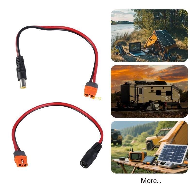 Cáp sạc máy phát điện năng lượng mặt trời btsg XT60I đến DC7909 14AWG 1 mét Dây màu đỏ và đen để sử 