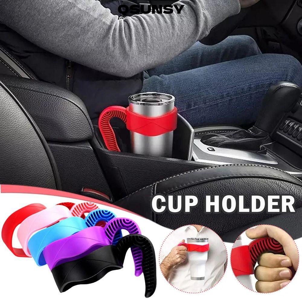 QSUNSY 1 Cái Giá Đỡ Bình Nước, Drinkware Cốc Cốc 5 Màu, Phụ Kiện Chai Đế Cốc Di Động Uống Giá Cho Ye