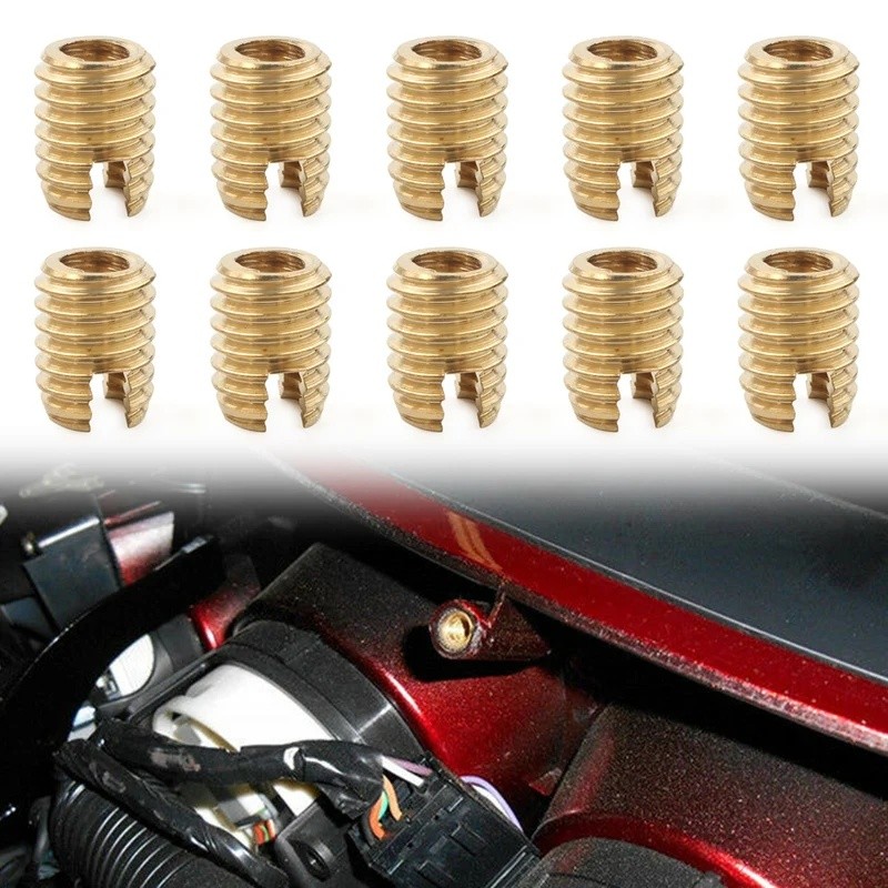 Dành Cho Harley Davidson Lưu Diễn FLHT FLHX 10 Chiếc Xe Máy Batwing Fairing Đồng Ren Chèn Sửa Chữa B