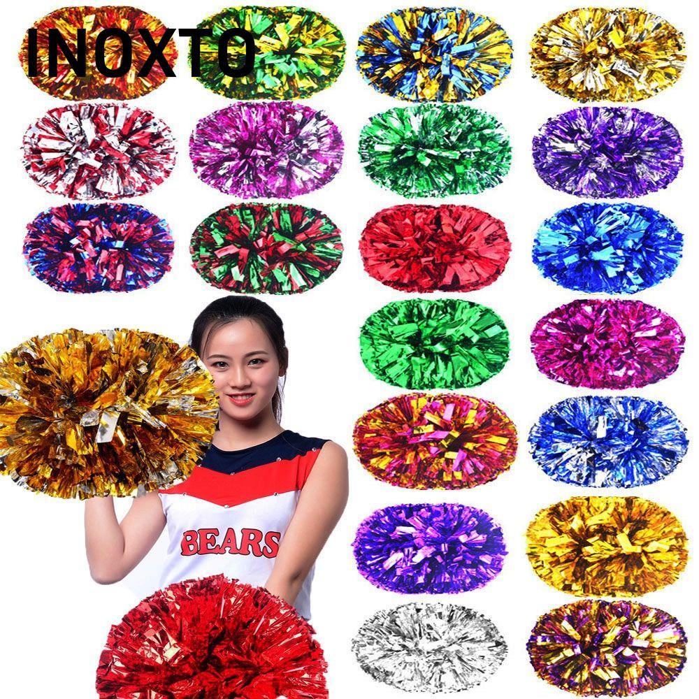 INOXTO Cổ Vũ Cổ Vũ Bóng Đầm Trang Phục Lạ Mắt Tay Cầm Đôi Lỗ Khiêu Vũ Trang Trí Tiệc