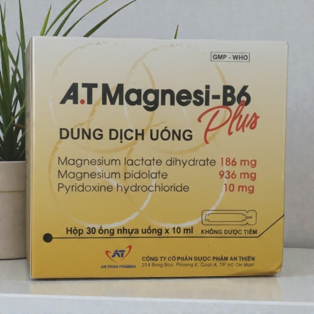 Bổ Sung Magie B6 Magnesium B6 , đóng gói hộp chứa hộp 30 ống x 10ml