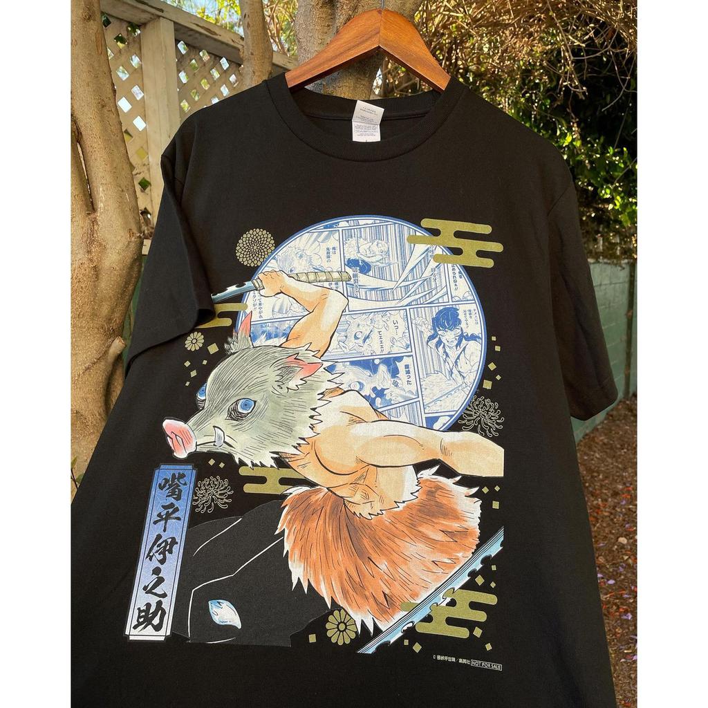 Demon Slayer Ghost Blade Vintage Áo thun ngắn tay T-shirt