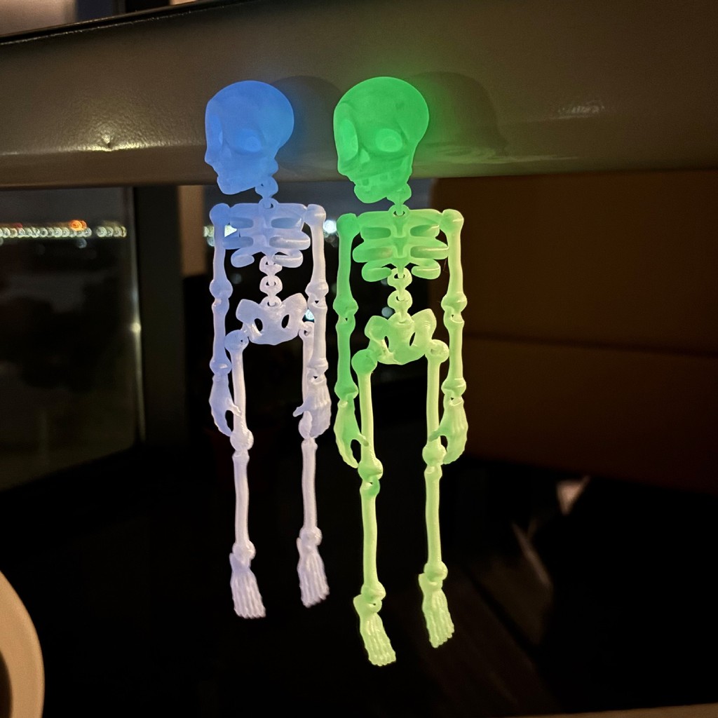 Mới Bán Chạy 3D In Bộ Xương Người Khớp Di Chuyển Giáng Sinh Đồ Chơi Trẻ Em Sáng Tạo Tủ Lạnh Dán E3V4