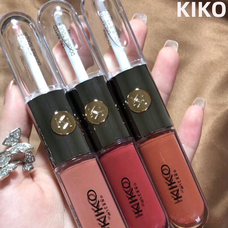 ◈ ❈✨Áo mưa son môi hai đầu KIKO Lip Gloss Cốc chống dính không phai màu