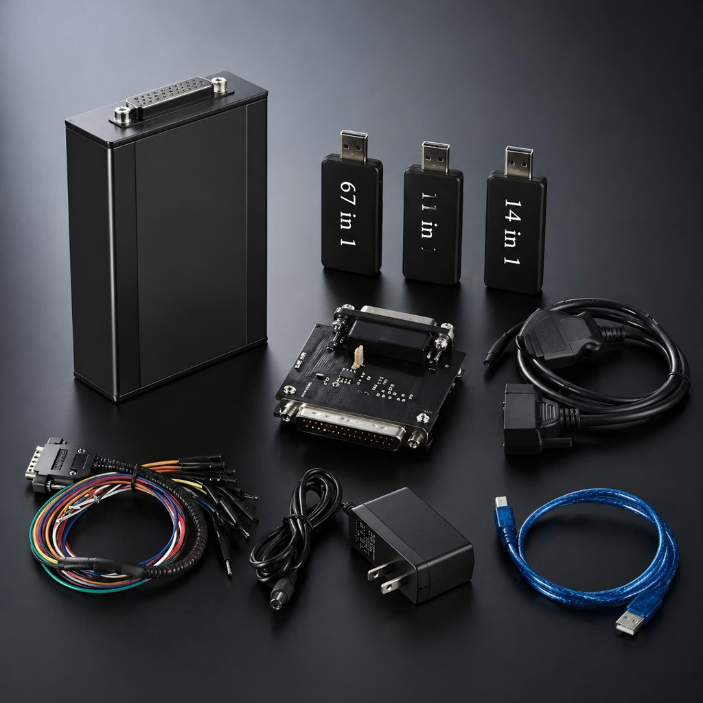 PCM Flash 67IN1 V1.21 ECU Lập trình viên OBD Bench Boot 1.21 1.20 Công cụ chẩn đoán xe để sửa chữa ô