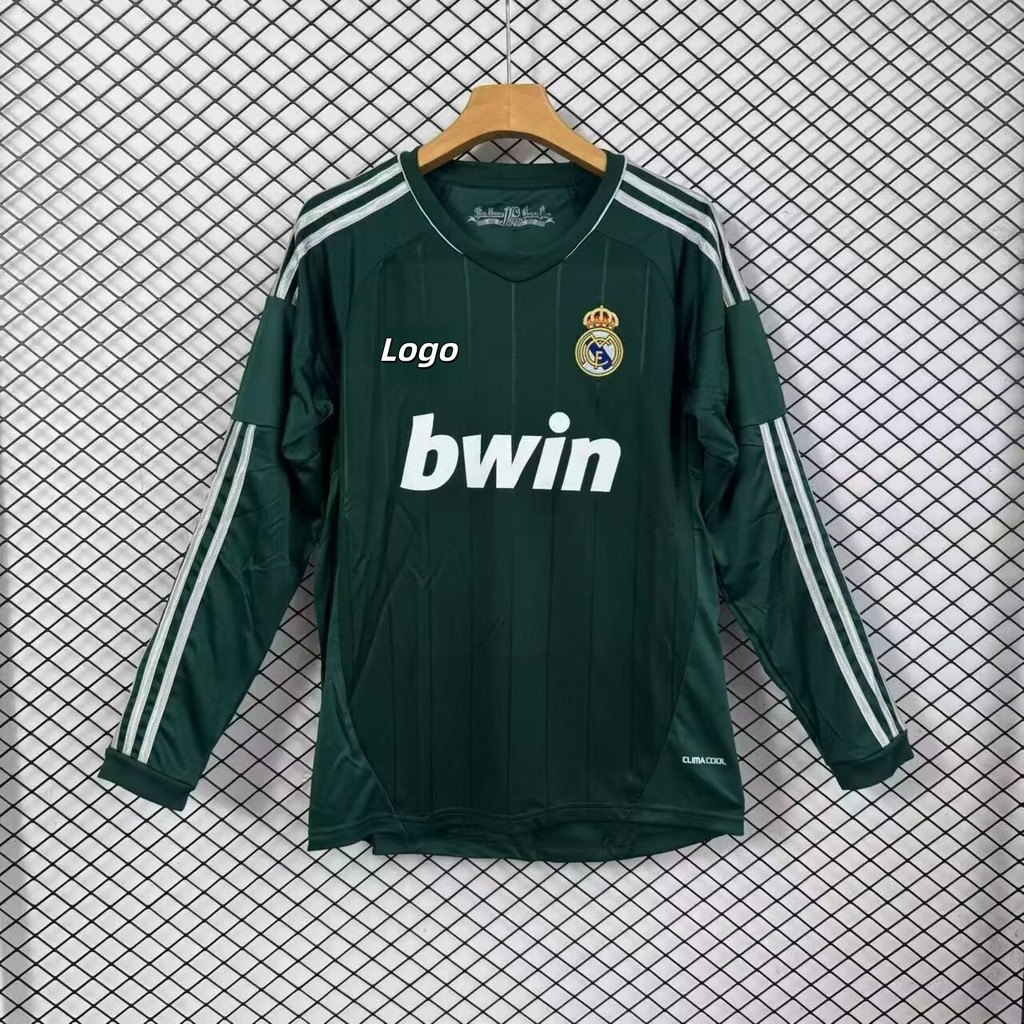 Phiên bản Retro Real Madrid 2012 / 13 Nam Real Madrid Áo thun bóng đá dài tay thứ ba