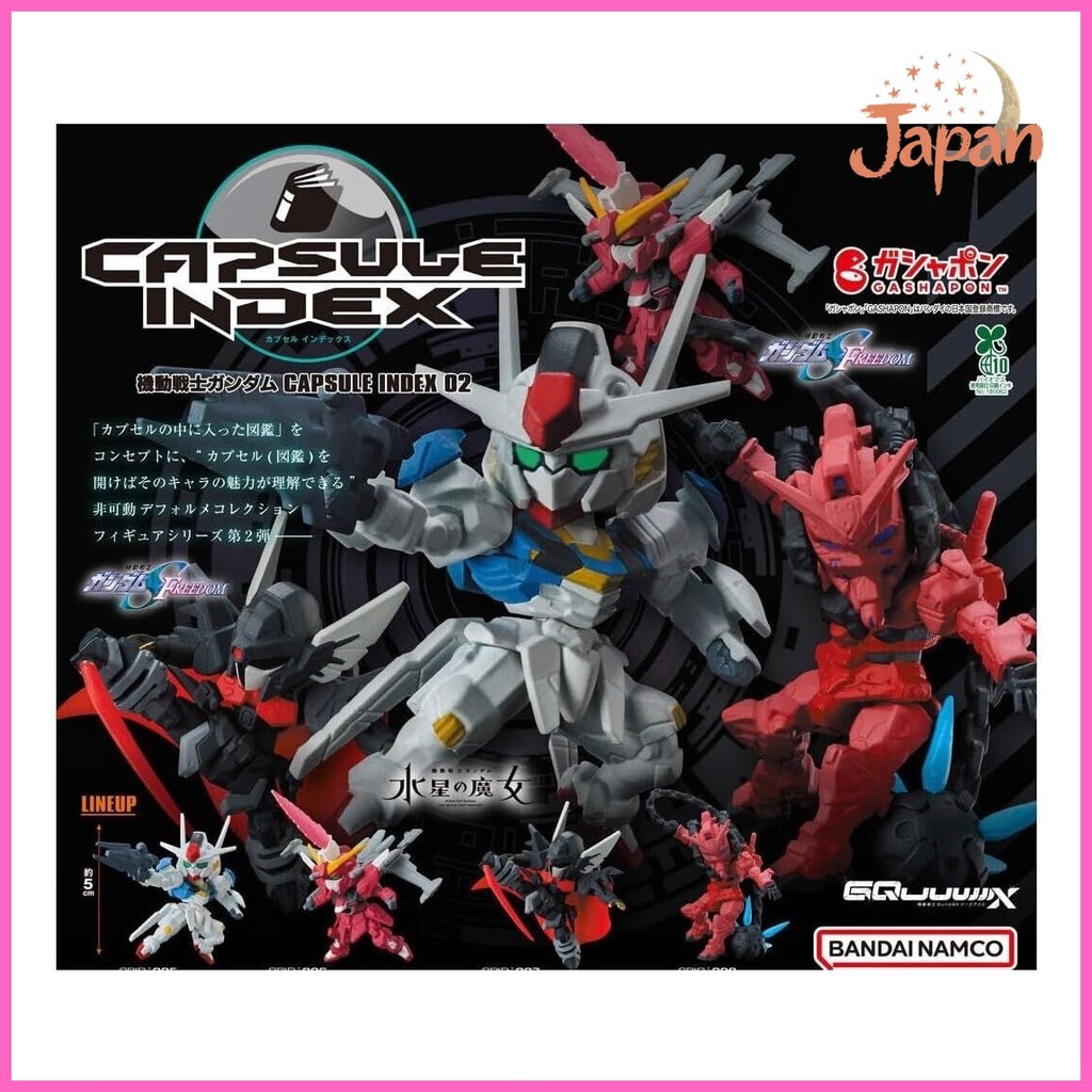 [Direct from Japan]Mobile Suit Gundam CAPSULE INDEX 02 [4 types set] (Full complete) [Capsule unopen