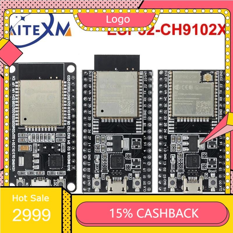Bản Mạch Phát Triển CH9102X WIFI+ Bluetooth Mới ESP32