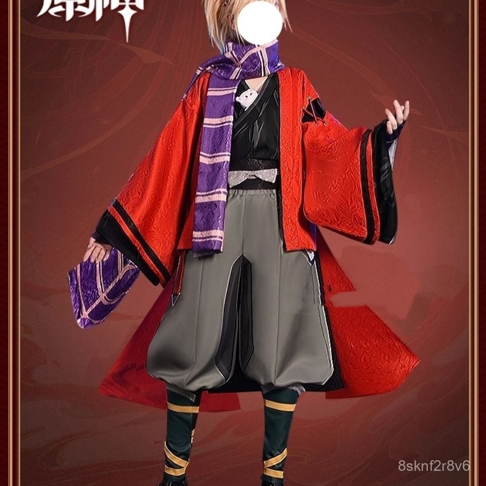Trang phục cosplay Kazuha Genshin Impact phong cách Inazuma nam thời trang bền đẹp