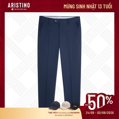 Quần âu nam Aristino Regular Fit 100% Polyester cải tiến cho bề mặt vải bóng mịn ATR0180Z