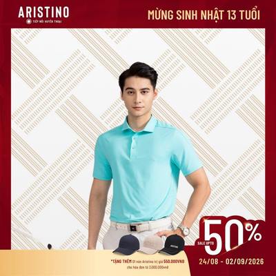 Áo Polo thể thao Nam Aristino Golf APSG44S2