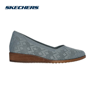 Giày Búp Bê Nữ Skechers Modern Comfort Cleo Sawdust With Grace - 158467-SAGE Air-Cooled Memory Foam