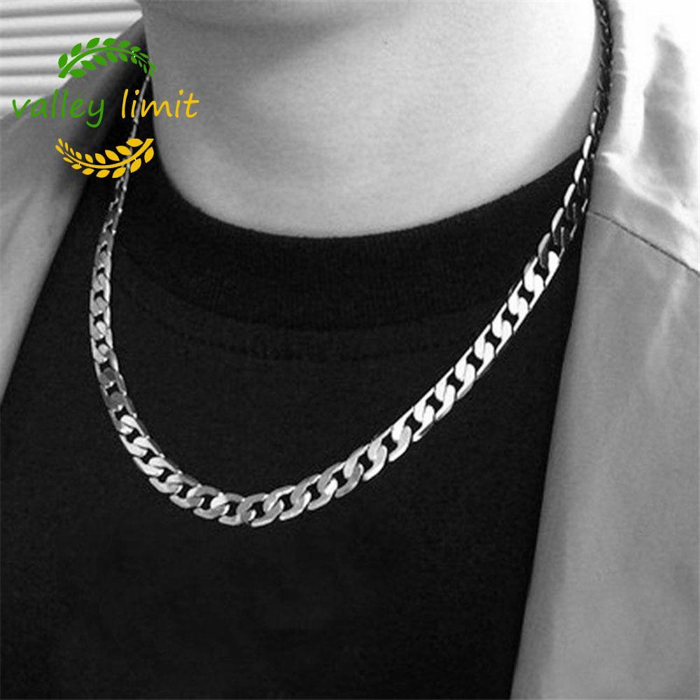 valley limit Vòng cổ VALLEY LIMIT Cool Simple Rock Punk Sterling Trang sức nam