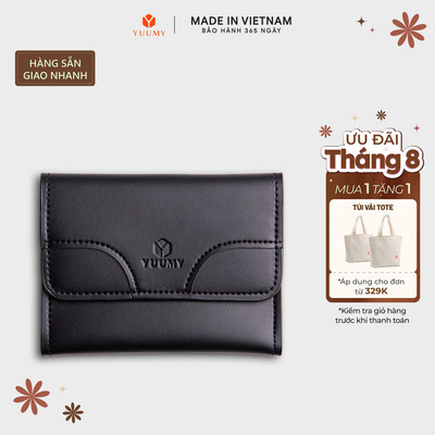 Ví Yuumy ( Thời trang nữ kiểu cầm tay dáng ngắn - Ví da Mellow YV40)