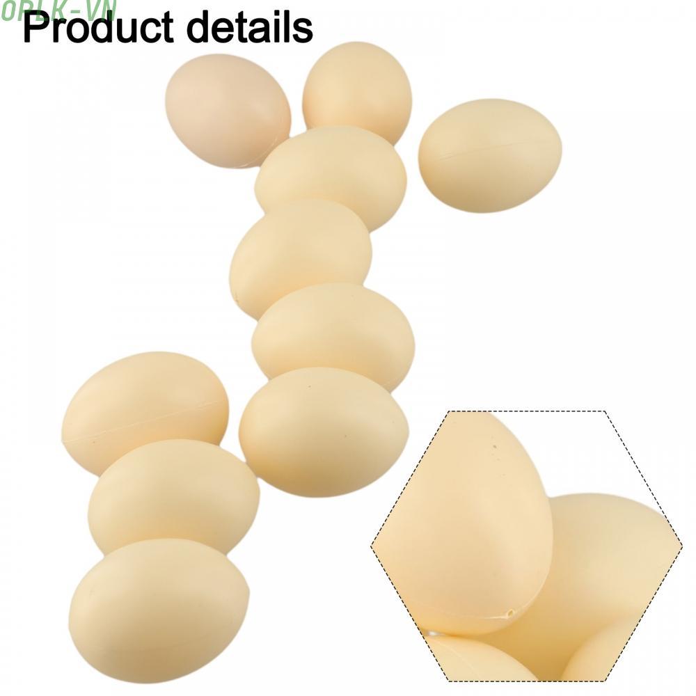 Chicken For Nest Eggs 10 Pack of Faux Eggs for Poultry Encouragement and DIY Fun