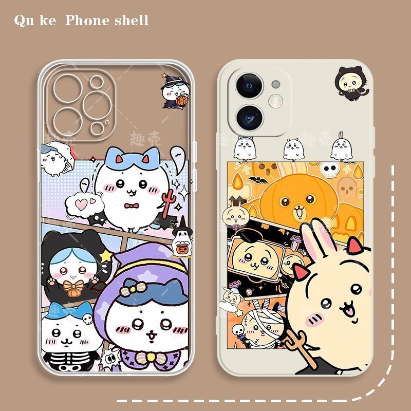 Ốp điện thoại cặp đôi Chiikawa / Usagi / Hachiware / Halloween Little Eight Usagi / Ivnj