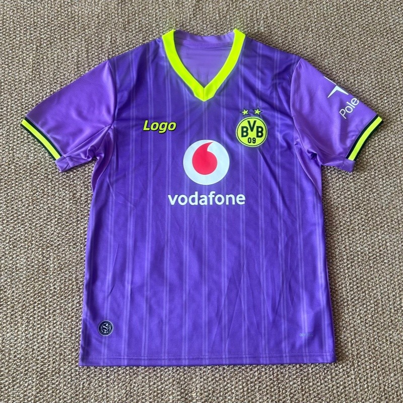 Áo sơ mi tay ngắn phiên bản dành cho người hâm mộ Dortmund Third Jersey 26-27