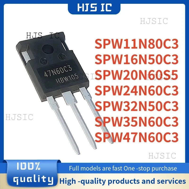 5 MỚI 11N80C3 16N50C3 20N60S5 24N60C3 32N50C3 35N60C3 47N60C3 TO-247 SPW20N60S5 SPW24N60C3 SPW32N50C