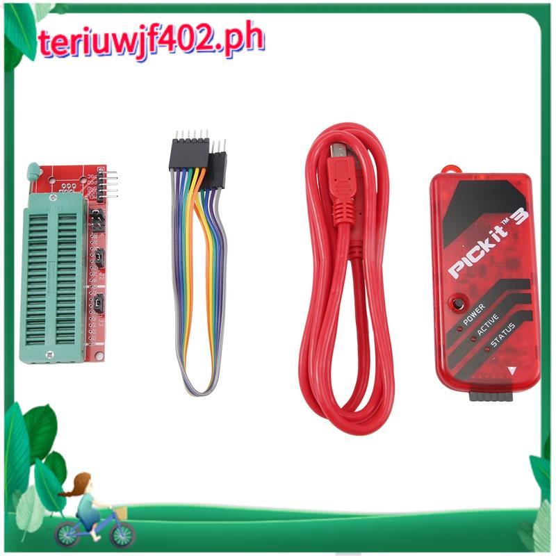 Lập trình viên PICKIT3 + PIC ICD2 PIC Kit Bộ chuyển đổi lập trình 2 / 3 Ghế lập trình đa năng FZ0508