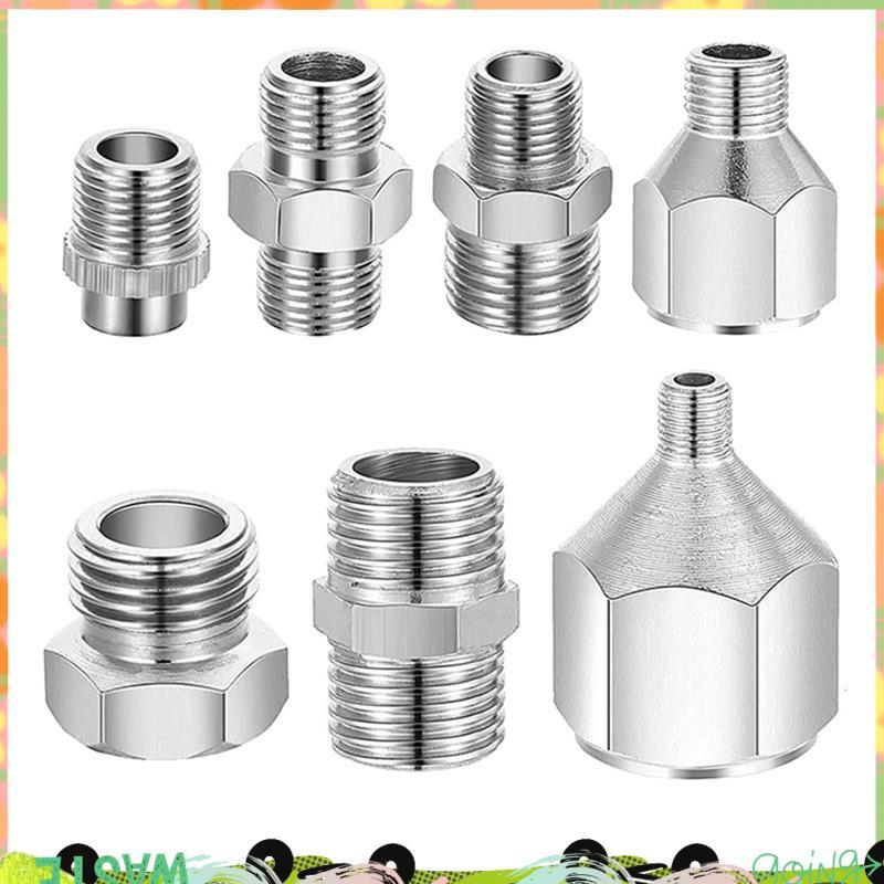 7 Chiếc Airbrush Adapter, Airbrush Lắp Bộ Kết Nối Airbrush Airbrush Cắm Có Ren Cho Airbrush Máy Nén 