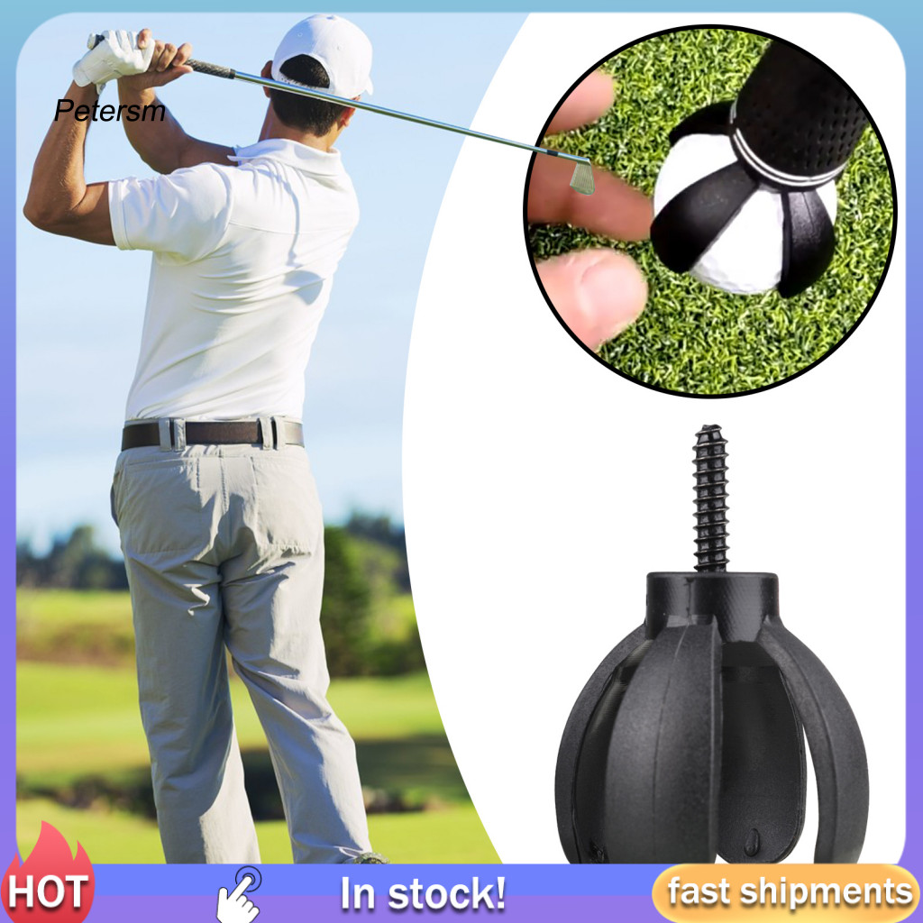 PP Golf Ball Picker Putter Golf Ball Picker Mini Petal Golf Ball Retriever 4 ngạnh Picker có vít – E