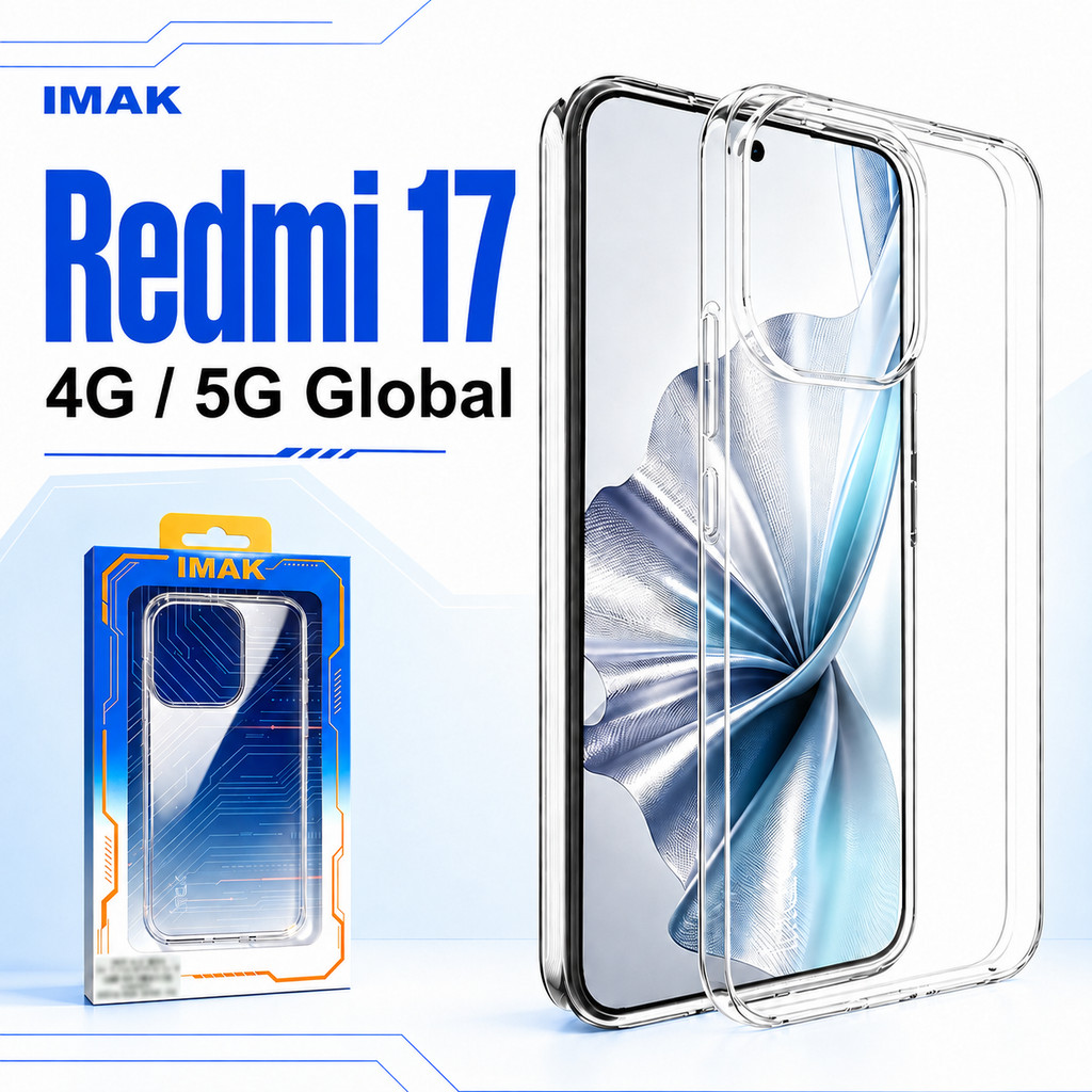 Ốp Lưng Trong Suốt Cho Redmi 17 4G 5G Global Raised Edge Chống Vàng Bảo Vệ Camera CA0007
