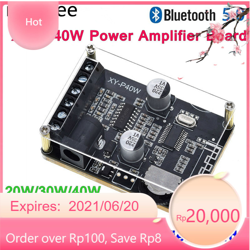 Bo Mạch Khuếch Đại Âm Thanh Bluetooth 5.0 40wx2 Dc 12 / 24v Xy-P40W