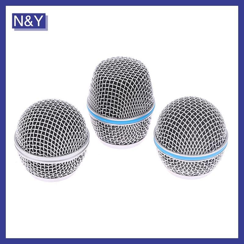Đầu thay thế micro N & Y Lưới thép Micro cầm tay Đầu lưới nướng phù hợp với Shure Beta 57A 58A 87A 8