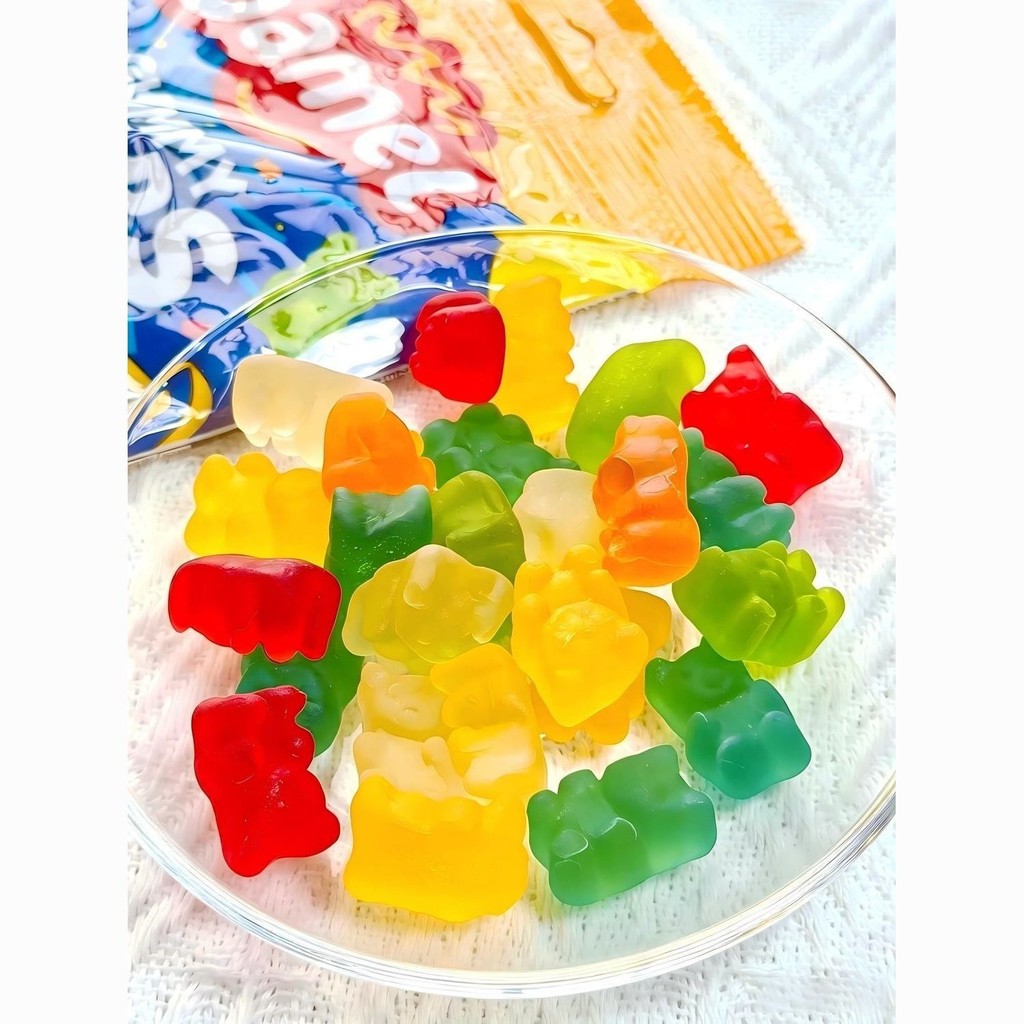 Gummy Bear Gummy Gummy Bear Damel Hương vị trái cây nhập khẩu Tây Ban Nha#小熊软糖橡皮糖爱果乐Damel西班牙进口水果风味09