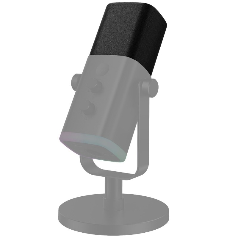 BTM Slip on Microphone Foam Covers for AmpliGame AM8 Windscreen Set for Streaming Podcasts and Singi
