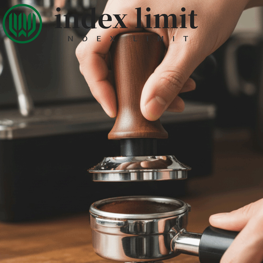  index limit Hộp đựng cà phê GIỚI HẠN INDEX, Bộ cân bằng cà phê đáy phẳng / ren 51 / 53 / 58MM, Tay 