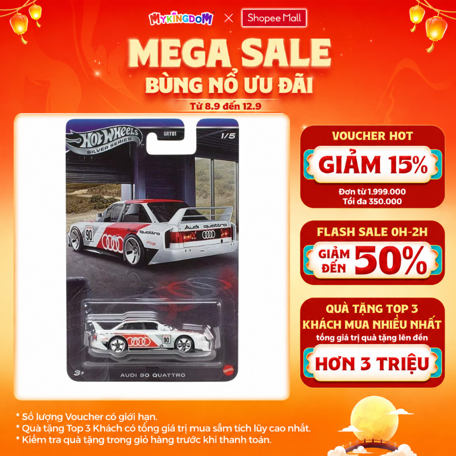 Đồ Chơi Siêu Xe Celebrations Audi 90 Quattro HOT WHEELS GRT01